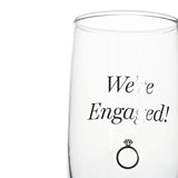 Amore Champagne Flutes Set Of 2 - Engaged | AM255