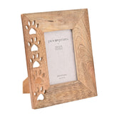 Best Of Breed Paw Prints Mango Wood Frame 4x6 | BB610