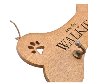 Paw Prints Mango Wood Dog Lead Holder | BB614