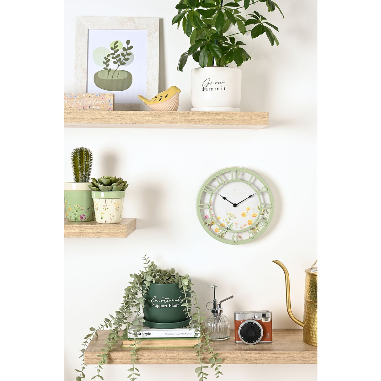 Country Living Set Of 2 Planters - Flowers | CL1364
