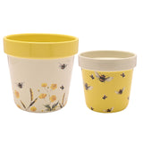 Country Living Set Of 2 Planters - Bees | CL1365