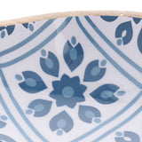 Country Living Mango Wood Bowl 19.5cms - Blue Flow | CL1379