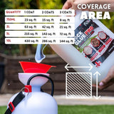 FlowChem Rock Glue Pro Heavy-Duty Gravel, Stone, Mulch Binder & Joint Sealer