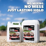 FlowChem Rock Glue Pro Heavy-Duty Gravel, Stone, Mulch Binder & Joint Sealer