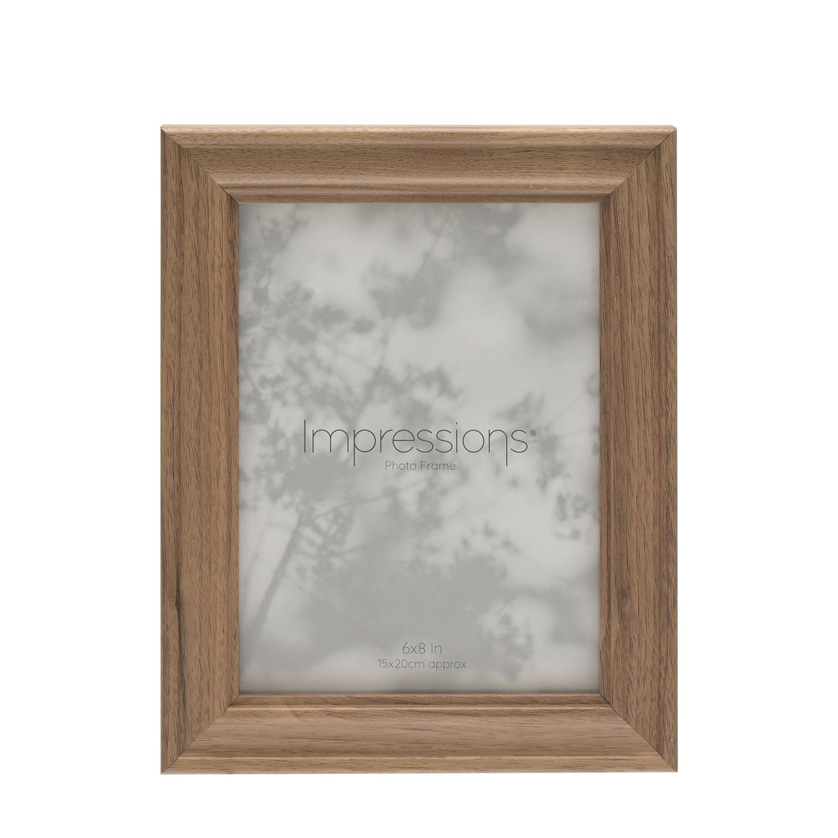 Natural Finish Wooden Photo Frame 6x8 | FW53768