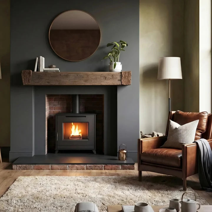 Elcofire Strata 16kw Boiler Pellet Stove | ELSTP16