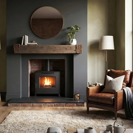 Elcofire Strata 16kw Boiler Pellet Stove | ELSTP16