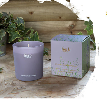 Herb Lavender & Rosemary Jar Candle | HC-LAV-89