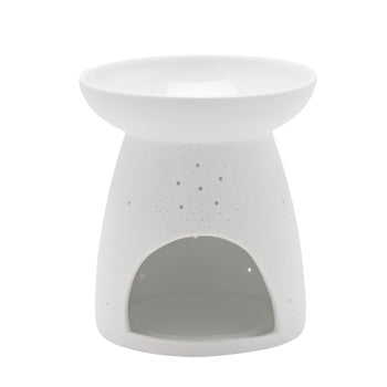 Hestia White Ceramic Oil Burner Holder | HE2506
