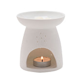 Hestia White Ceramic Oil Burner Holder | HE2506