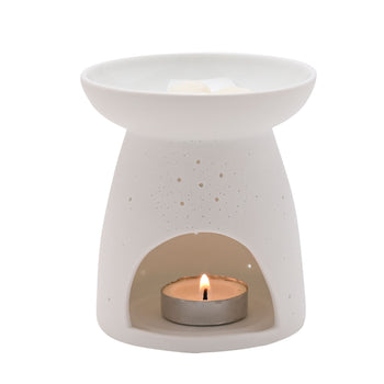 Hestia White Ceramic Oil Burner Holder | HE2506
