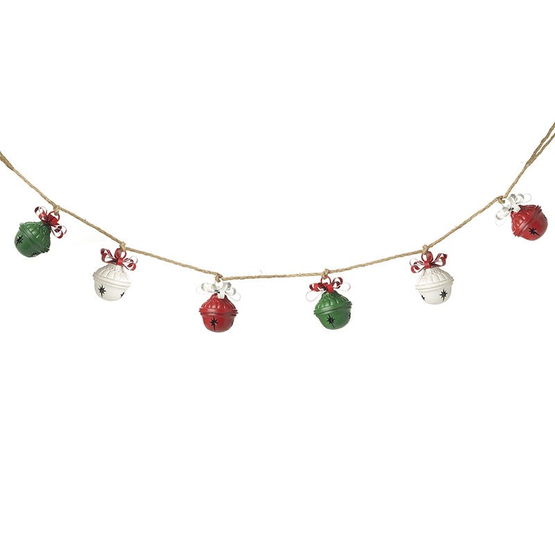 Heaven Sends Red White Green Bell Garland | BEN083