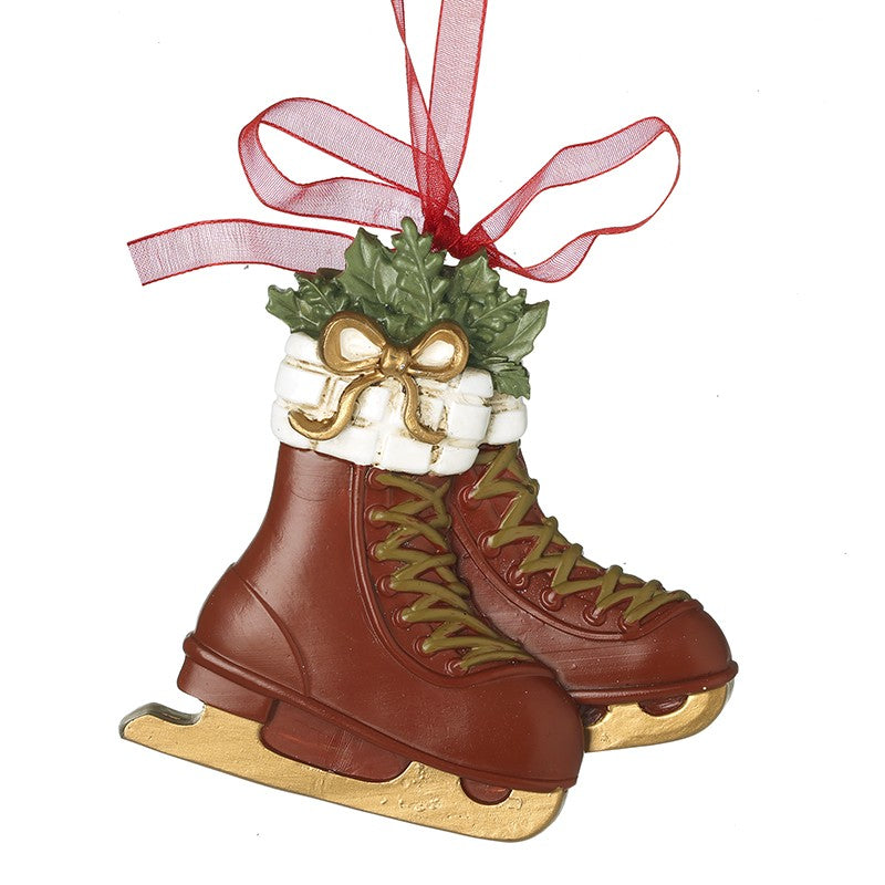 Heaven Sends Red Hanging Ribbon Ice Skates | BVV077