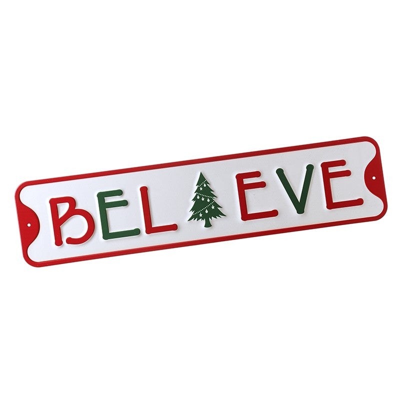 Heaven Sends Believe Metal Sign | FMD019