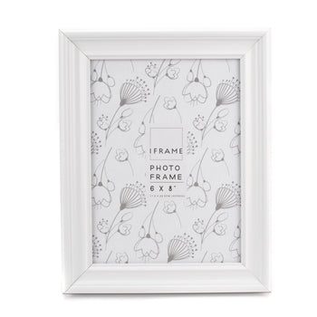 Iframe White Thick Wood Photoframe 6x8 | IF28368