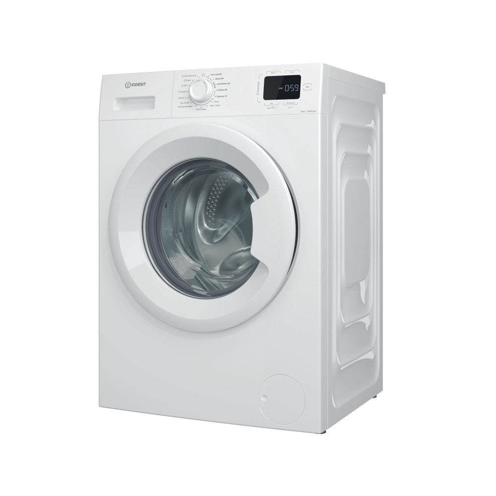 Indesit 9kg 1400 Spin Freestanding Washing Machine - White | IM964MYTIMEUK