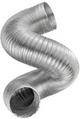 1.5 Mtr Aluminium Semi Rigid Flexi Hose 100mm (4") | D140