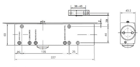 Deanta Door Closer - Silver | LHH608