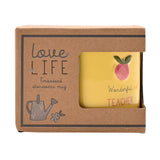 Love Life Embossed Mug - Teacher | LL577