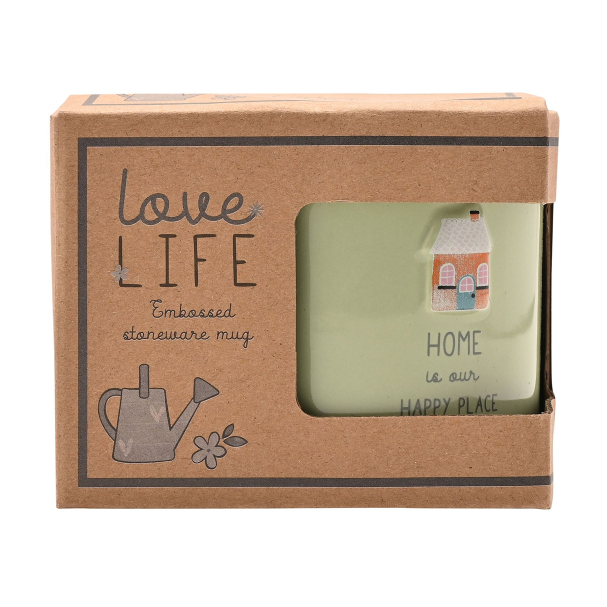 Love Life Embossed Mug - Home | LL576