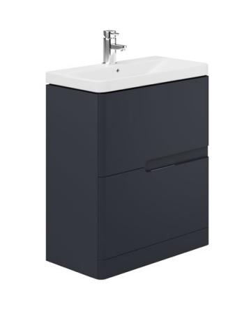 Millerton 700mm Floor Unit & Basin Indigo | MIL702DRWF