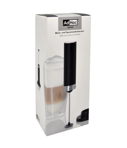 Ad Hoc Rapido Battery Operated Milk Frother - Black | MS14