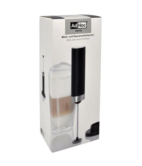 Ad Hoc Rapido Battery Operated Milk Frother - Black | MS14