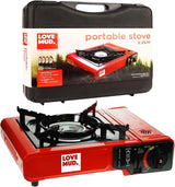 Bonningtons Portable One Ring Gas Camping Stove with Carry Case | OLSTOVE