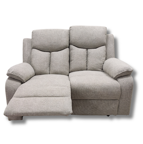 Sarah 2 Seater Manual Recliner - Light Grey | SARAH-312-LG