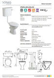 Lever Cistern & Fittings 6 Litre Single Flush - Bottom Supply | SONLLBSIO