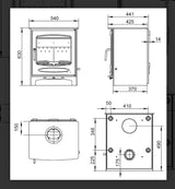 Henley Sherwood 12kW Boiler (Eco) Stove | ST472