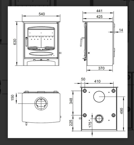 Henley Sherwood 12kW Boiler (Eco) Stove | ST472