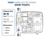 Triton Pumped Electric Shower | T90SR