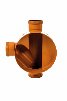 Wavin Access Junction (WAJ 3) Base Left 90° Junction 110mm Plus Adj Top/Frame | WAJ3