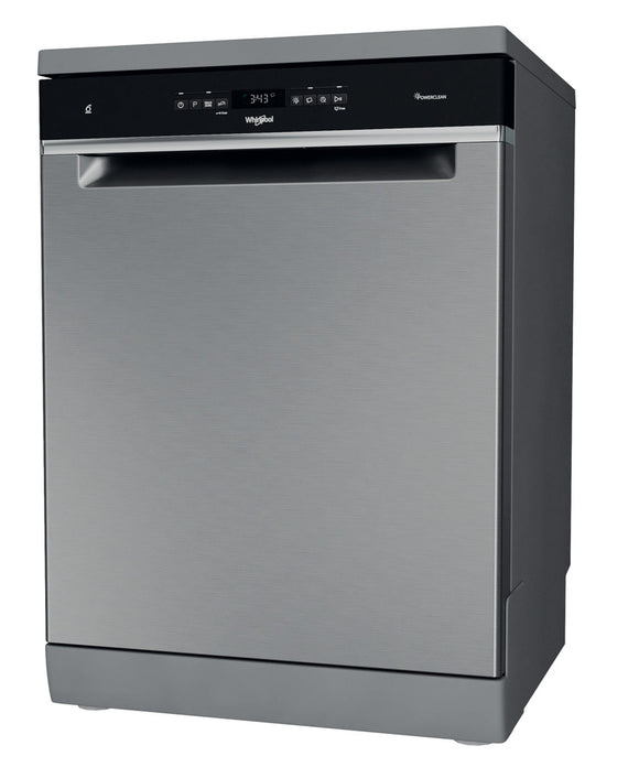 Whirlpool 14 Place Freestanding Dishwasher - Inox | WFO3O41PLXUK