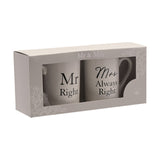 2pc Gift Set "Mr Right/Mrs Always Right" | WG524