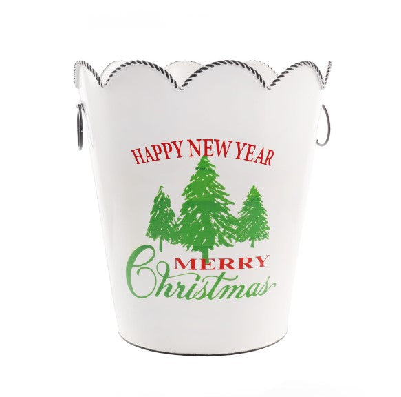 27.5cm Metal Christmas Bucket | WJT-202