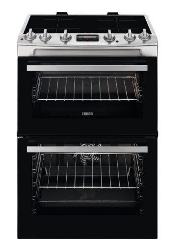 Zanussi 60cm Freestanding Induction Cooker - Stainless Steel | ZCI66280XA