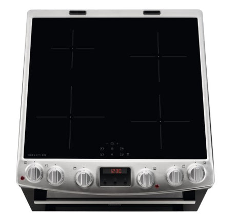 Zanussi 60cm Freestanding Induction Cooker - Stainless Steel | ZCI66280XA