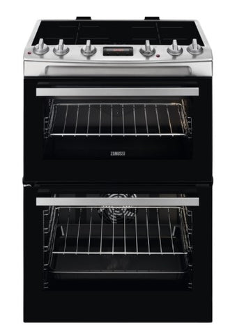 Zanussi 60cm Freestanding Induction Cooker - Stainless Steel | ZCI66280XA