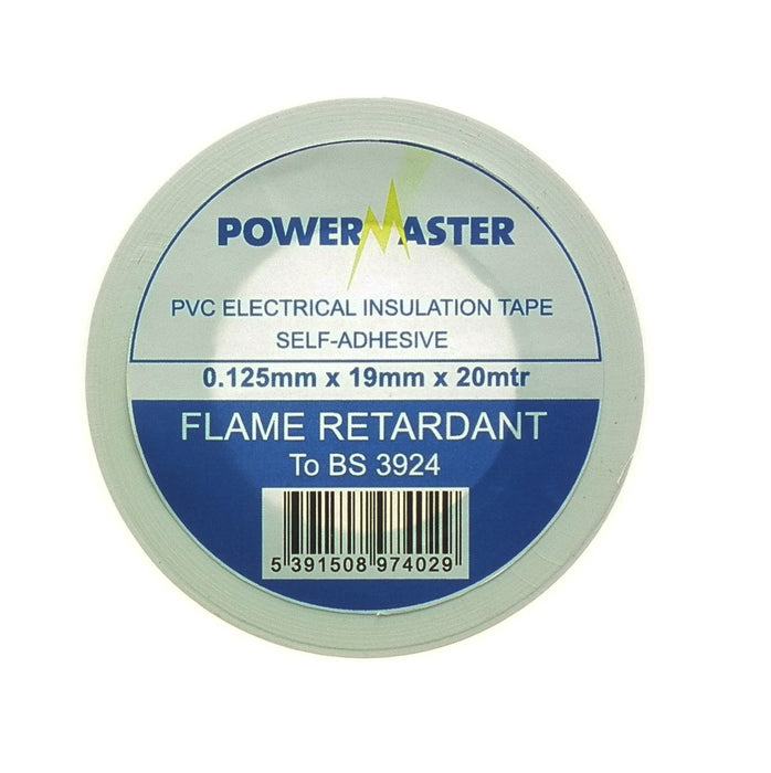 Powermaster 19mm Insulating Tape 20 Metre -White | 0089-14