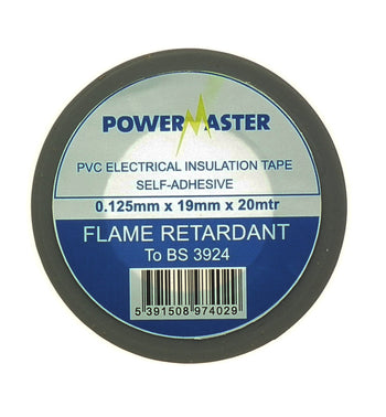 Powermaster 19mm Insulating Tape 20 Metre -Grey | 0119-24