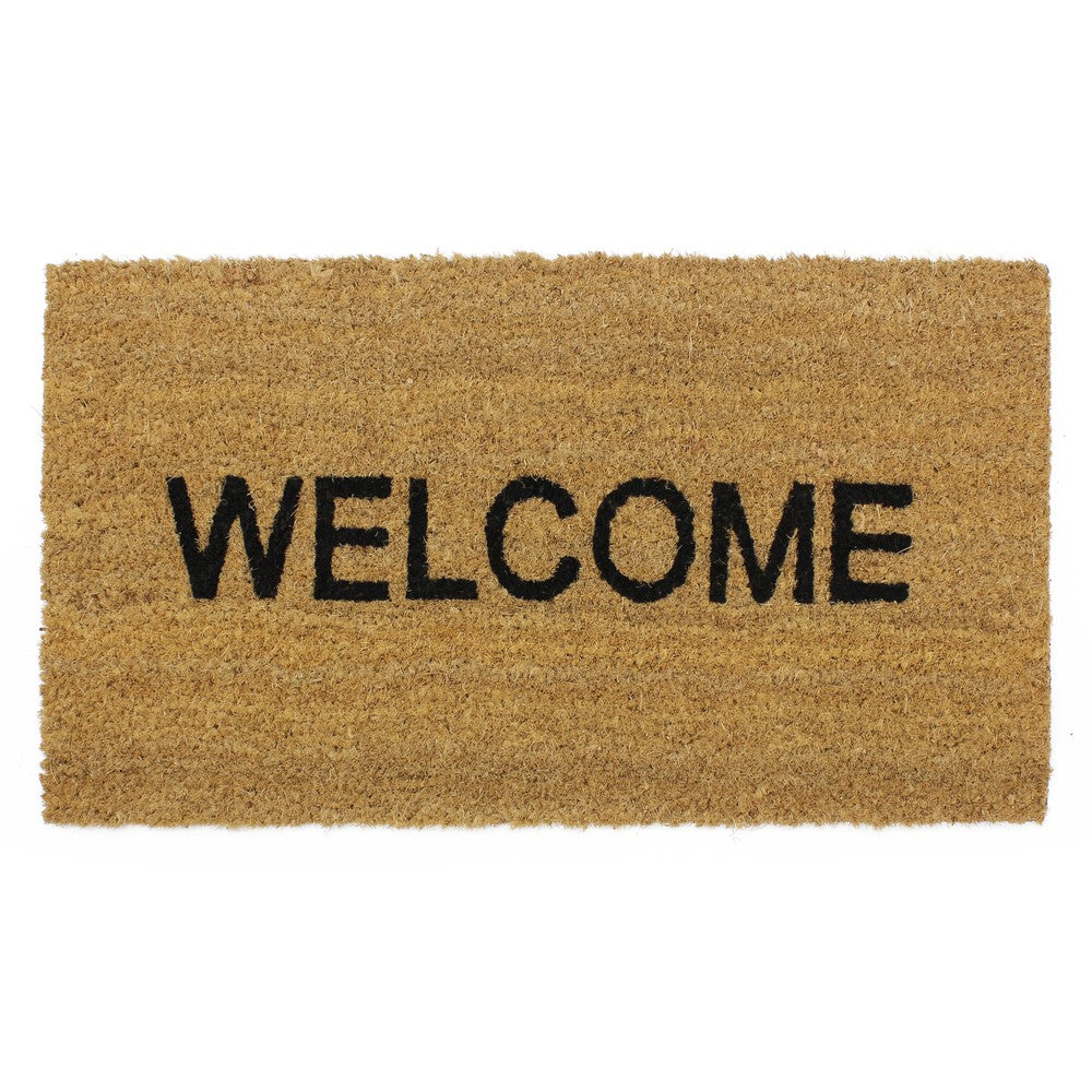 JVL 35x60cm Welcome PVC Coir Mat │02-424