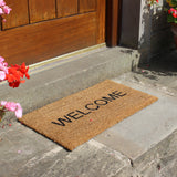JVL 35x60cm Welcome PVC Coir Mat │02-424
