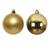 10cm Light Gold Shatterproof Baubles│022165K
