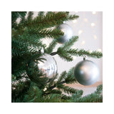10cm Silver Shatterproof Baubles│022166K