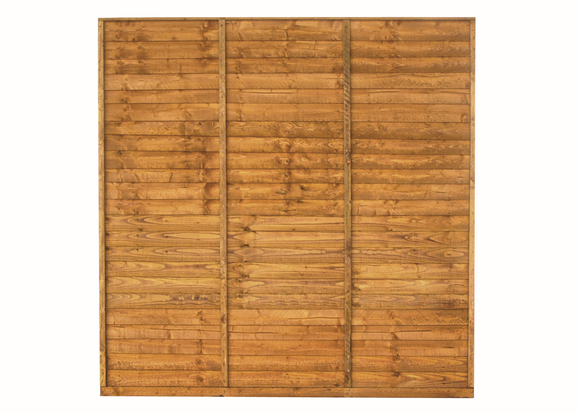 Shiplap Golden Brown Fence Panel 1800 x 1500mm | 1002IND