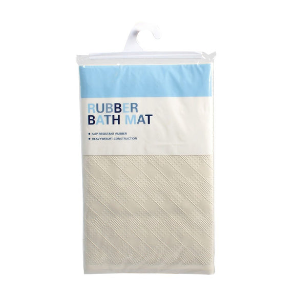 White Rubber Bath Mat | 11098