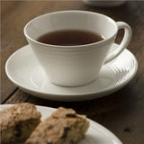 Belleek Ripple Teacup & Saucer │7972
