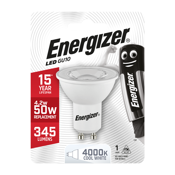 Energizer LED 5W (50W) GU10 Light Bulb | 1791-14
